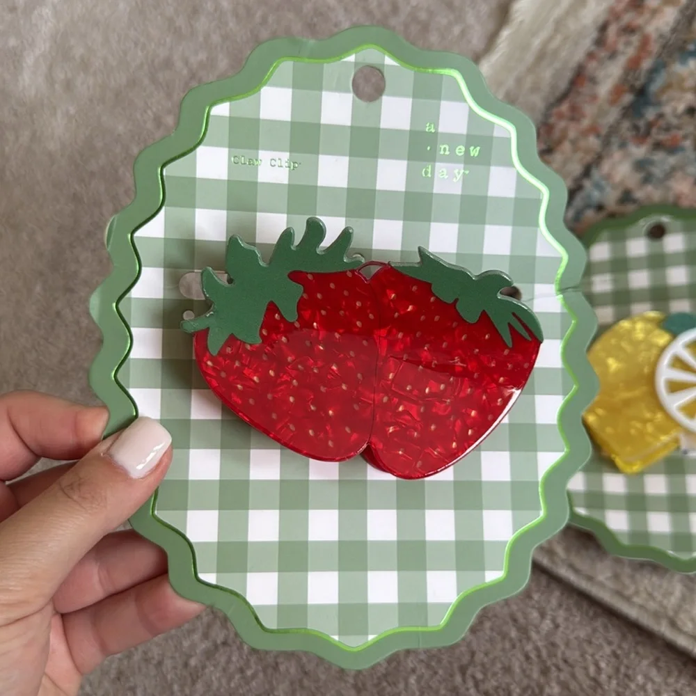 NEW- A New Day Fruit Hairclips